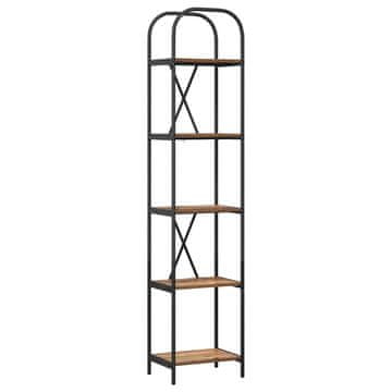 Vidaxl Knjižna polica Star les 40 x 30 x 183 cm Konstruiran les