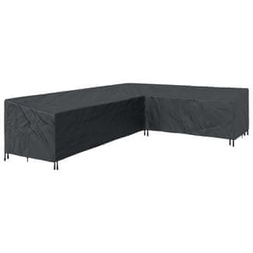 Vidaxl Prevleka za pohištvo Črna 355 x 275 x 80 cm 210D Oxford tkanina