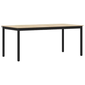 Vidaxl Jedilne mize 2 szt. 180 x 90 x 75 cm Konstruiran les