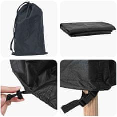 Vidaxl Prevleka za pohištvo Enobarvno Črna 250 x 210 x 70 cm 210D
