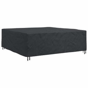 Vidaxl Prevleka za pohištvo Enobarvno Črna 235 x 235 x 70 cm 600D