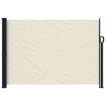 Vidaxl Zložljivo stransko senčilo Krem 300 x 170 cm Poliester