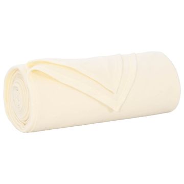 Vidaxl Odeja krema 200 x 150 cm Flis