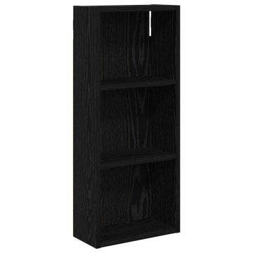 Vidaxl Kopalna stenska omarica Črni Hrast 30 x 14 x 70 cm