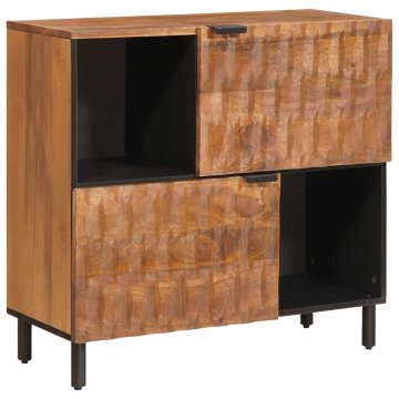 Vidaxl Strani šal Acacia rjav finiš 80 x 33 x 75 cm Masiven les manga