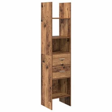 Vidaxl Knjigovni omar Star les 40 x 35 x 180 cm Konstruiran les