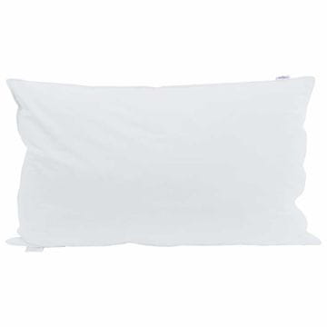 Vidaxl Vzglavnik z blazino 2 szt. Bela 40 x 80 cm Perje