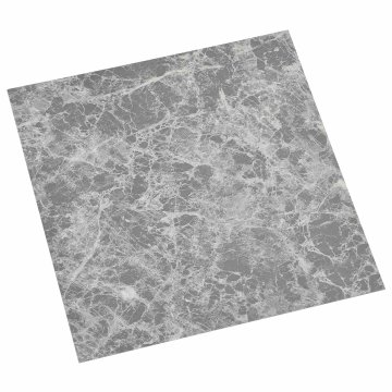 Vidaxl Samolepilne Talne Plošče Siva in bela 30,5 x 30,5 cm 20 kos PVC