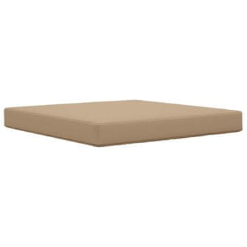 Vidaxl Zunanja blazina za kavč Taupe 80 x 80 x 8 cm Poliester