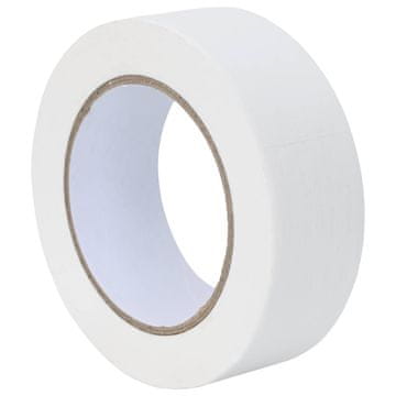 Vidaxl Maskirni trakovi za slikarje 12 szt. Bela 38mm x 50m Papir