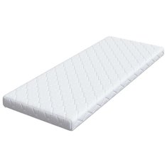 Vidaxl Vzmetnica Bela 70 x 200 cm žakardna tkanina