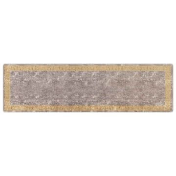 Vidaxl Preproga runner MARSA Siva 100 x 350 cm Poliester in PVC
