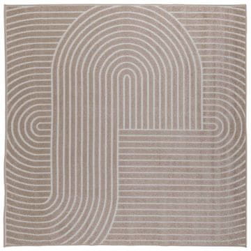 Vidaxl Preproge za površine Kvadrat PALMERAS Bež 120 x 120 cm