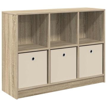 Vidaxl Strani šal s predalom Sonoma hrast 102 x 32 x 73,5 cm