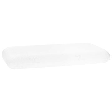 Vidaxl Vzglavnik za spanje Bela 70 x 36 x 6,5 cm Spominska pena