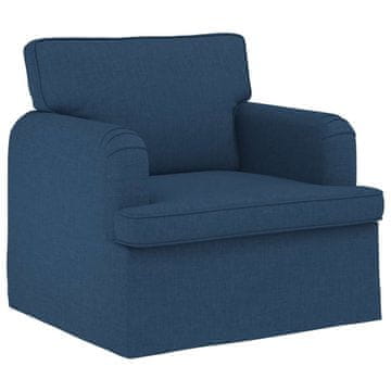 Vidaxl Kavč Modra 84 x 80 x 85 cm blago