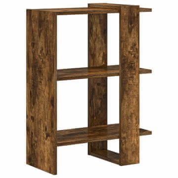 Vidaxl Knjižna polica Dimljeni oreh 52 x 25 x 71,5 cm Konstruiran les