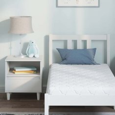 Vidaxl Vzmetnica Bela 60 x 120 cm žakardna tkanina