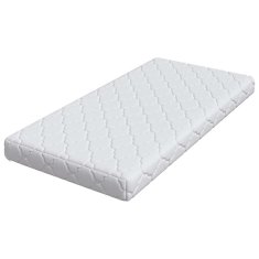Vidaxl Vzmetnica Bela 60 x 120 cm žakardna tkanina