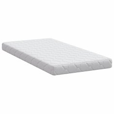 Vidaxl Vzmetnica Bela 60 x 120 cm žakardna tkanina