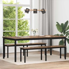 Vidaxl Jedilne mize 200 x 100 x 75 cm Inženirski les Pravokotna