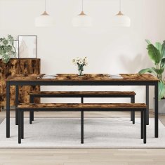 Vidaxl Jedilne mize 200 x 100 x 75 cm Inženirski les Pravokotna