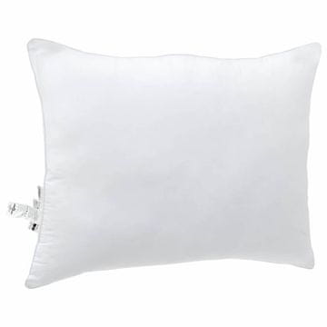 Vidaxl Vzglavnik 2 szt. Bela 75 x 50 x 20 cm Bombaž in poliester