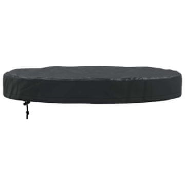 Vidaxl Pokrov za zunanjo mizo Črna 72 x 72 x 10 cm 210D Oxford tkanina