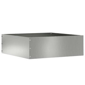 Vidaxl Robovi trave srebrna 40 x 40 x 13 cm Cinkana jeklena