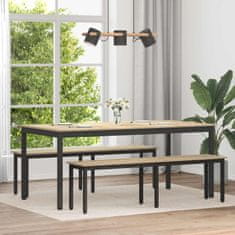 Vidaxl Jedilne mize 180 x 90 x 75 cm Inženirski les Pravokotna