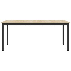 Vidaxl Jedilne mize 180 x 90 x 75 cm Inženirski les Pravokotna