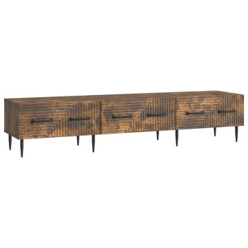 Vidaxl TV omarica Dimljen hrast 147 x 34,5 x 30 cm Inženirski les