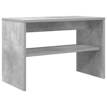Vidaxl TV omarica Betonsko siva 60 x 30 x 40 cm Konstruiran les