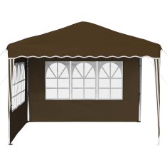 Vidaxl Zložljivi šotor za zabave 288 x 288 x 245 cm Taupe
