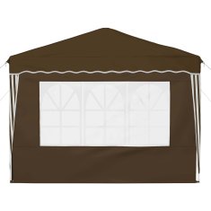 Vidaxl Zložljivi šotor za zabave 288 x 288 x 245 cm Taupe