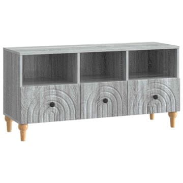 Vidaxl TV omarica Siva Sonoma 102 x 34,5 x 50 cm Konstruirano leseno