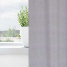 Vidaxl Zavese za zatemnitev z obroči 2 szt. Kovinsko siva 245 x 140 cm