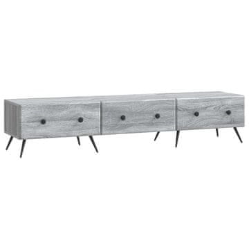Vidaxl TV omarica Siva Sonoma 147 x 34,5 x 30 cm Inženirski les
