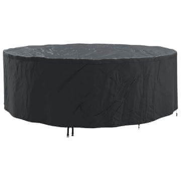 Vidaxl Prevleka za pohištvo Črna 279 x 279 x 71 cm 600D Oxford tkanina