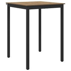Vidaxl Stoječ miza za bar Inženirski les Kvadrat