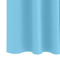 Vidaxl Zavese za zatemnitev z obroči 2 szt. Sveta modra 260 x 140 cm