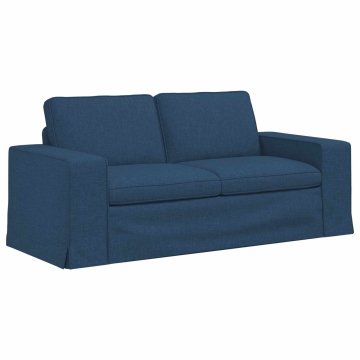 Vidaxl Kavč Modra 182 x 80 x 82 cm blago