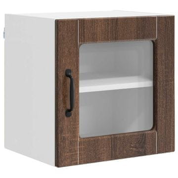 Vidaxl Plošča za pomivalni stroj PORTO Rjav hrast 40 x 31 x 40 cm