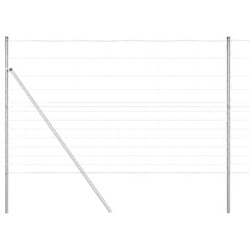 Vidaxl Sistem za pritrditev varjene žične ograje 50 x 1,5 m (Š x V)