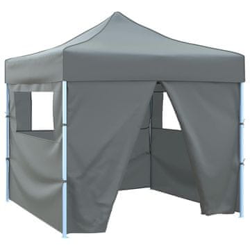 Vidaxl Zabavni šotor Antracit 291 x 291 x 315 cm Oxford tkanina