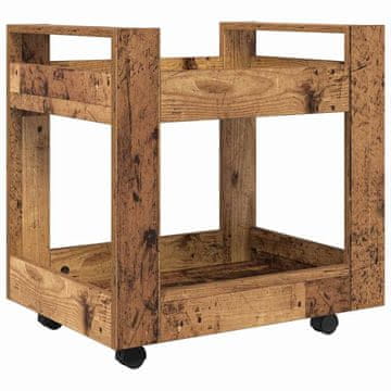Vidaxl Voziček za pisalno mizo Star les 60 x 45 x 60 cm