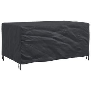 Vidaxl Prevleka za pohištvo Enobarvno Črna 172 x 113 x 73 cm 210D