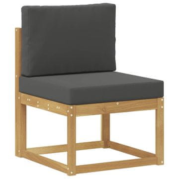 Vidaxl Zunanja garnitura za sedenje Bela in antracit 59 x 63 x 73 cm