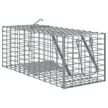 Vidaxl Zamka za živali Antracit 31 x 13 x 12cm Jeklo
