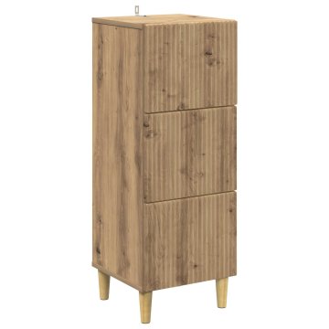 Vidaxl Predalna omara Artisan hrast 33 x 34,5 x 90 cm Inženirski les